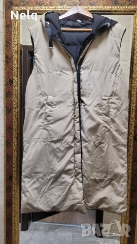 Дамски шушляков двулицев елек, снимка 3 - Якета - 51952234