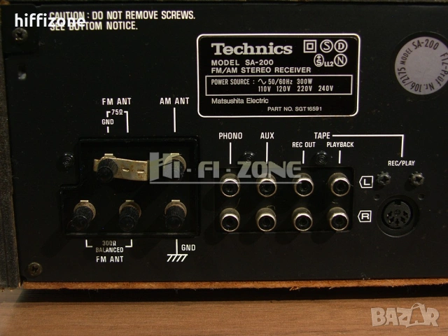 Ресивър  Technics sa-200 , снимка 7 - Ресийвъри, усилватели, смесителни пултове - 54061582