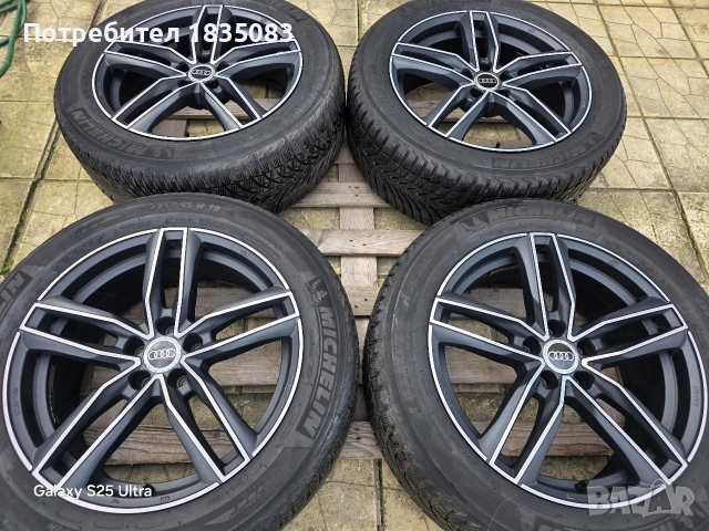 Лети джанти 19ки 5х112 O.Z.Racing Audi + зимни гуми 235/55/19 Michelin, снимка 2 - Гуми и джанти - 53757397