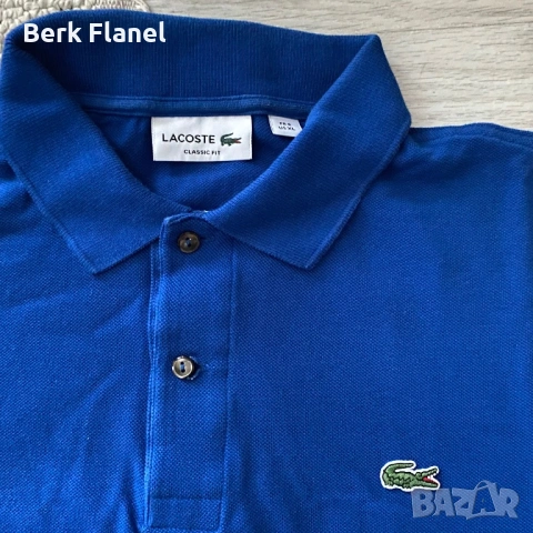 Оригинална поло тениска Lacoste Classic Fit L.12.12, снимка 3 - Тениски - 53944320