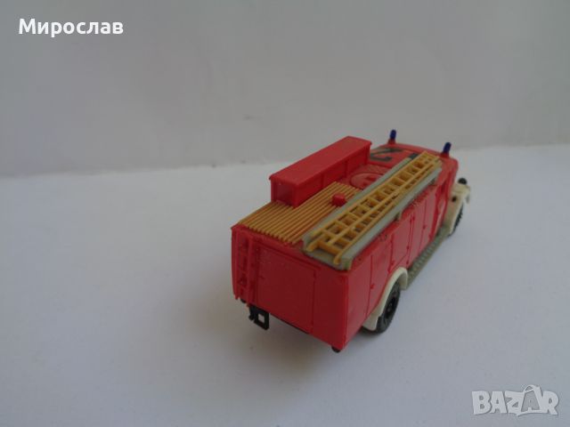 ROCO ? PREISER? H0 1/87 MAGIRUS МОДЕЛ ИГРАЧКА ПОЖАРНА КАМИОН, снимка 4 - Колекции - 46744155