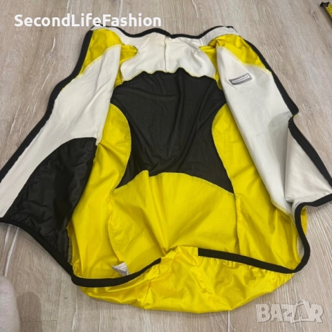 Мъжки колоездачен елек Assos, жълт, Airblock 799 Windstopper лек, снимка 4 - Спортни дрехи, екипи - 52286927