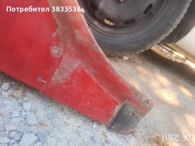 Преден десен калник Оригинален за Vw Golf Mk2 & Jetta Mk2 червен цвят, снимка 6 - Части - 51824845