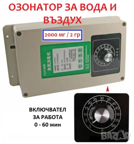 ОЗОНАТОР за Вода и Въздух мод. 2000 Т, снимка 7 - Овлажнители и пречистватели за въздух - 47141504