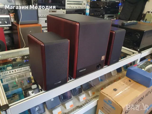 Компютърни колони с бас каса Microlab FC330 2.1 Субуферна система В отлично техническо и визуално съ, снимка 4 - Тонколони - 48504750