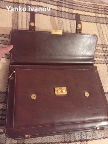 Кожена бизнес чанта,чанта за документи, снимка 5 - Чанти - 53516917