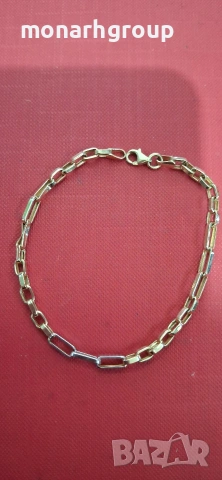 Златна гривна, снимка 2 - Гривни - 53792169