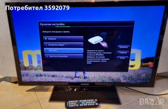 Телевизор Samsung 40" Full HD LED Smart TV, снимка 6 - Телевизори - 52282971