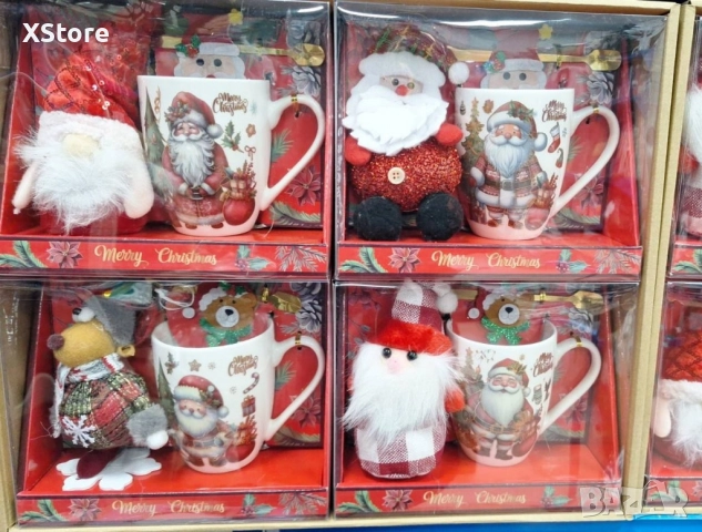 Коледен подаръчен комплект с чаша, лъжичка и мека играчка – моментална празнична атмосфера у дома, снимка 6 - Коледни подаръци - 52571593