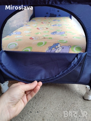 Сгъваема детска кошара MONI, снимка 3 - Кошарки - 52670774