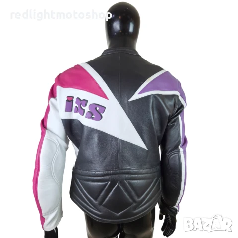 📌 5238 IXS Мъжко кожено мото яке | КАТО НОВО | Размер 54 | 80 лв., снимка 3 - Аксесоари и консумативи - 50888783