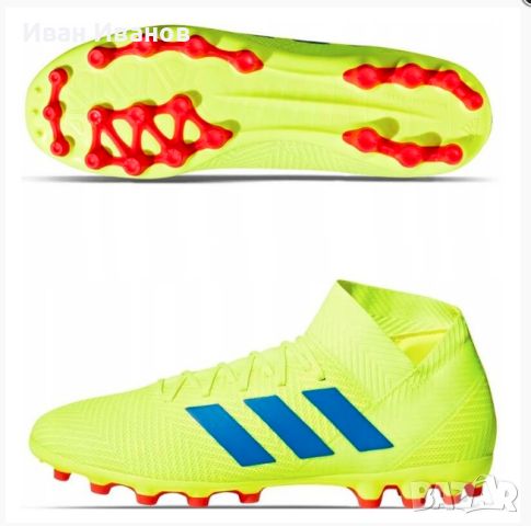 бутонки adidas Nemeziz 18.3 AG номер 43 -43,5, снимка 1 - Футбол - 45627280