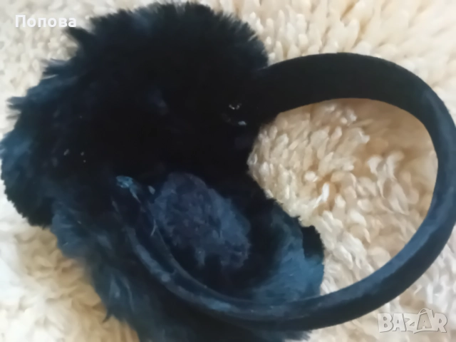 Наушници с естествена кожа и кадифе, снимка 6 - Шапки - 52397076