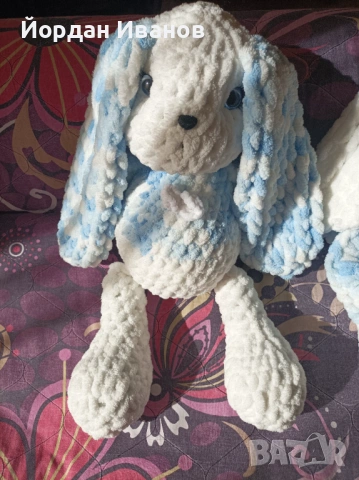 Плетени зайчета , снимка 3 - Кукли - 53643068