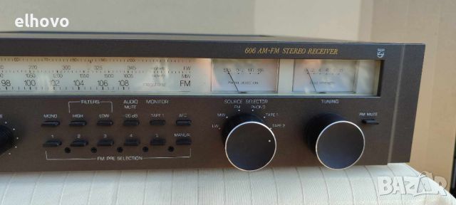 Ресивър Philips 606 AM-FM, снимка 8 - Ресийвъри, усилватели, смесителни пултове - 46605938