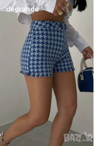 Сини къси панталонки