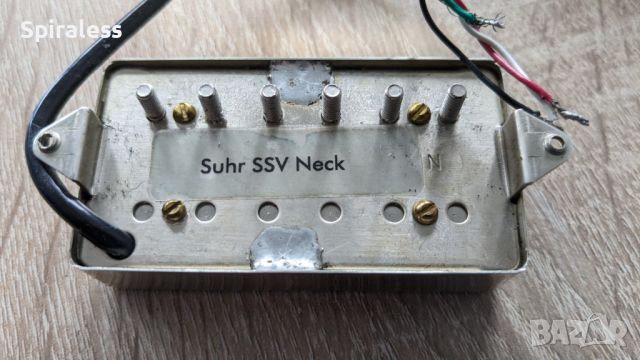 Suhr Pickup SSV Neck Humbucker - Raw Nickel - адаптер за китара, снимка 8 - Китари - 45744668