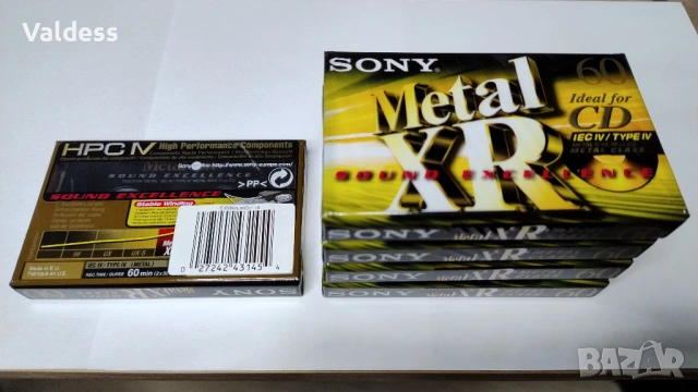 Аудио касети SONY position METAL type IV, снимка 2 - Декове - 53056314