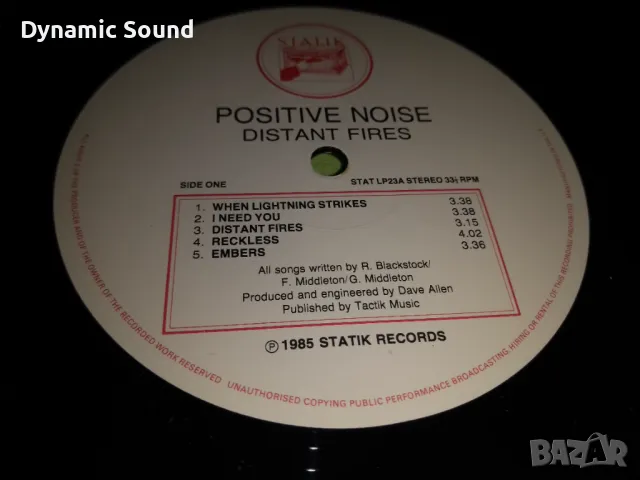 Грамофонна плоча - POSITIVE NOSE - DISTANT FIRES, 10лв - NM, снимка 2 - Грамофонни плочи - 49028726