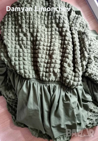 Стандартна еластична обвивка L ъглов диван, снимка 4 - Дивани и мека мебел - 54235754