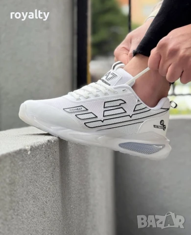 EA7 бели мъжки маратонки 