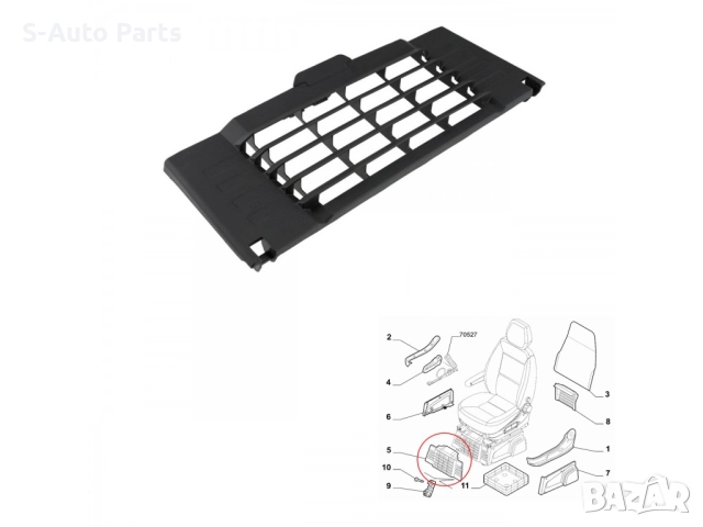 Въздуховод (въздухопровод) за Fiat Ducato  2006+ 60911957, снимка 6 - Части - 52933785