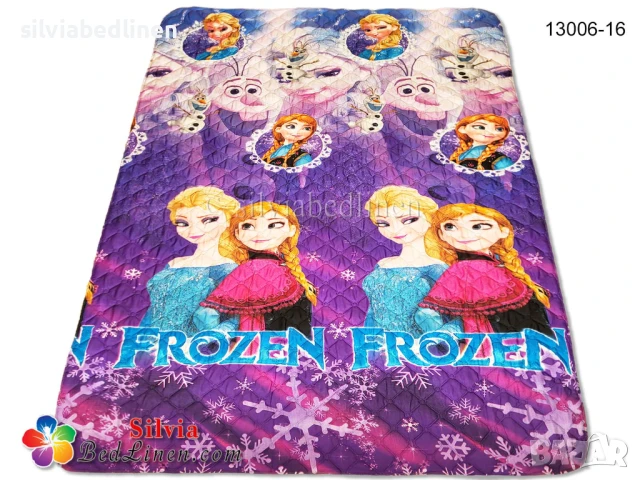 ПРОМОЦИЯ!!! Двулицево детско шалте с анимационни герои