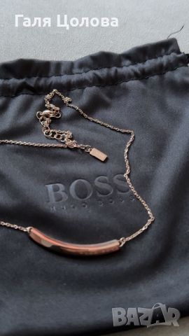 Оригинален гердан на Hugo Boss, снимка 1 - Колиета, медальони, синджири - 45687648