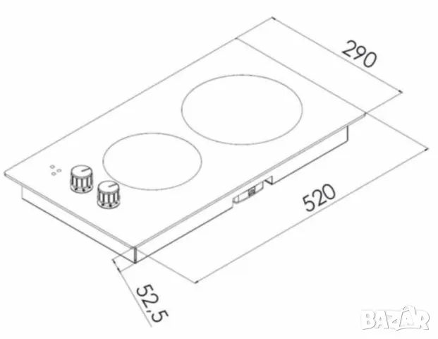 ПЛОТ ЗА ВГРАЖДАНЕ - ИНФРАЧЕРВЕН 2 ПЛОЧИ, снимка 3 - Котлони - 47180737