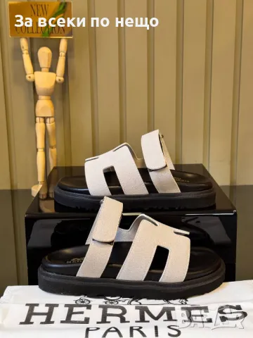 Hermes Дамски Чехли Хермес - Налични Различни Цветове Код E276, снимка 9 - Чехли - 50415392