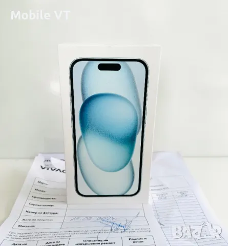 НОВ! iPhone 15 256GB Blue 2г.Гаранция Виваком!, снимка 3 - Apple iPhone - 46943036