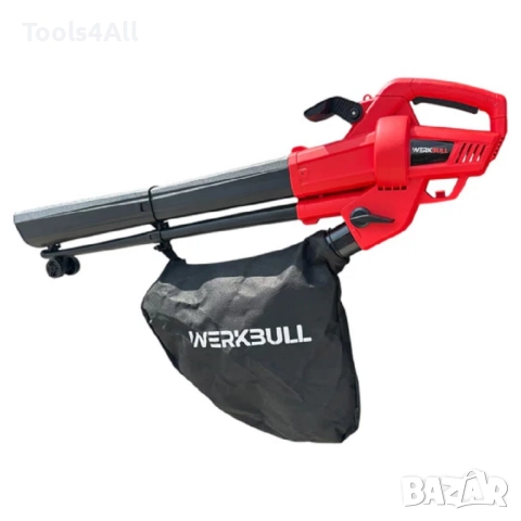 Листосъбирач WERKBULL 3 в 1, 3300W с три режима на работа, снимка 3 - Градински инструменти - 51648328