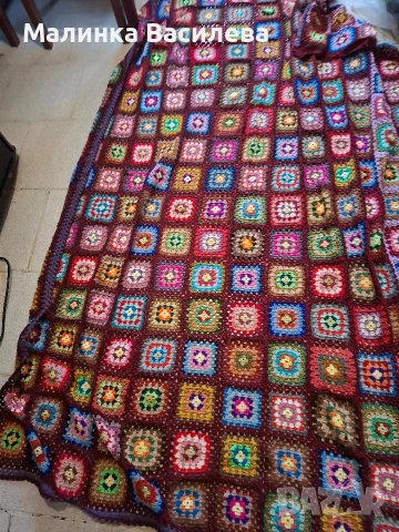 плетиво  покривка  за легло 