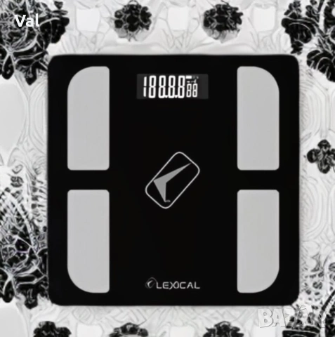 Електронен смарт кантар с bluetooth LBS-4370, снимка 5 - Електронни везни - 53847969