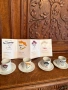 Неизползван комплект от 6 еспресо чаши с чинийки от португалската марка Vista Alegre, снимка 6
