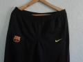 Barcelona Nike оригинално памучно долнище анцуг Барселона размер XL черно , снимка 4