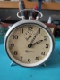 Стар Български Механичен Часовник Будилник Родина, снимка 1