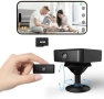 Нова Мини Скрита Камера 4K с 64GB, Магнитен Монтаж, Нощно Виждане дом, снимка 1