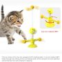 Забавна и възпитателна въртяща се играчка за котки - цвета се изпраща според наличността в склада, снимка 5