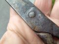 Стара ножица от ковано желязо Аймара регион Южна Америка, снимка 13