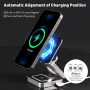 Kuject 3 в 1 безжична зарядна станция за iPhone, снимка 2