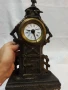 Много стар антикварен каминен часовник ,порцеланов циферблат , снимка 9