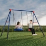 Комплект от 2 метални люлки FunZone - безкрайно забавление на двора, снимка 8