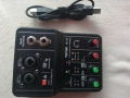  Продавам външна звукова карта TEYUN 16-bit/ 48 KHz  за лаптоп, компютър. Запис на микрофон, китaра, снимка 1