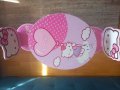 Детска маса с 2 стола Hello Kitty, снимка 3