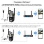 8 Mpx WiFi безжична IP камера с 2 обектива,  нощно виждане, 360°, iCSee, Ultra HD, микрофон, прослед, снимка 8