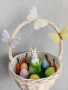 Великденска кошничка с пеперуди , снимка 3