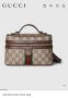 Gucci Дамска Чанта Тип Куфар - Различни Цветове Код E1323, снимка 2