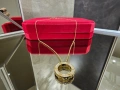 CARTIER Love Gold Large Paved Diamonds Pendant Дамскo Колие, снимка 4
