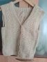 Дамски плетен елек от вълна, снимка 3